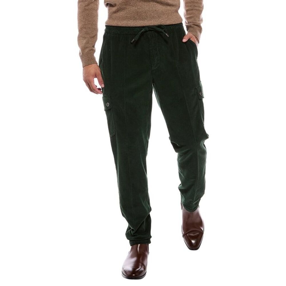 Isaia Mens  Trouser, Green